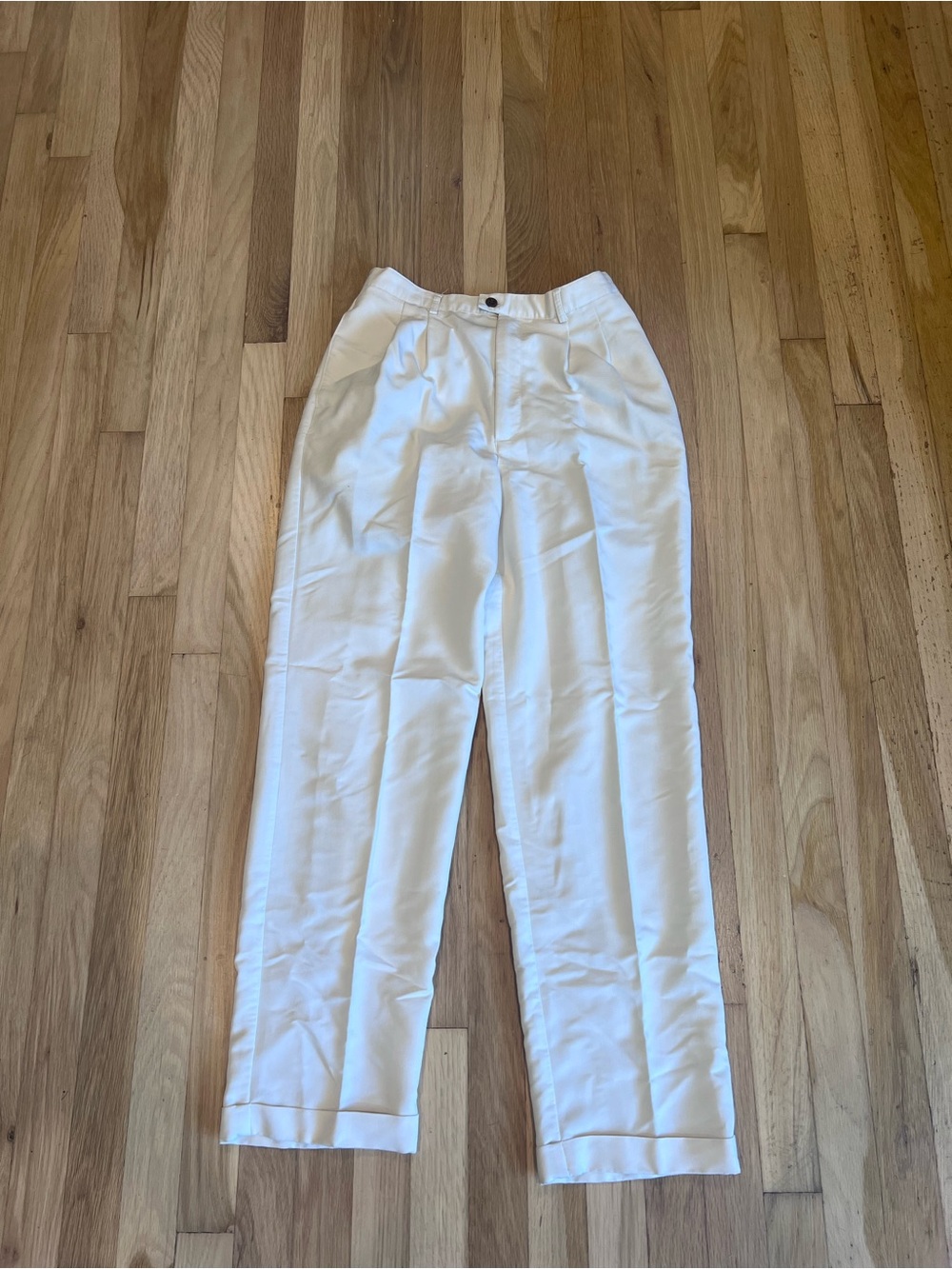 Caribbean Cream Pleated Dress Pants